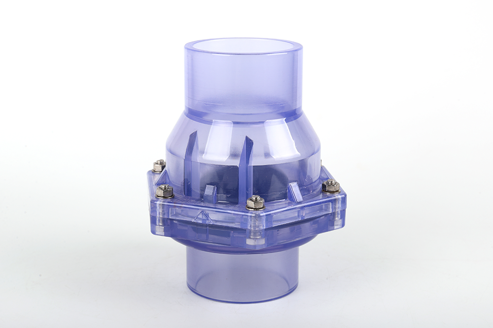 青冈透明翻板式止回阀